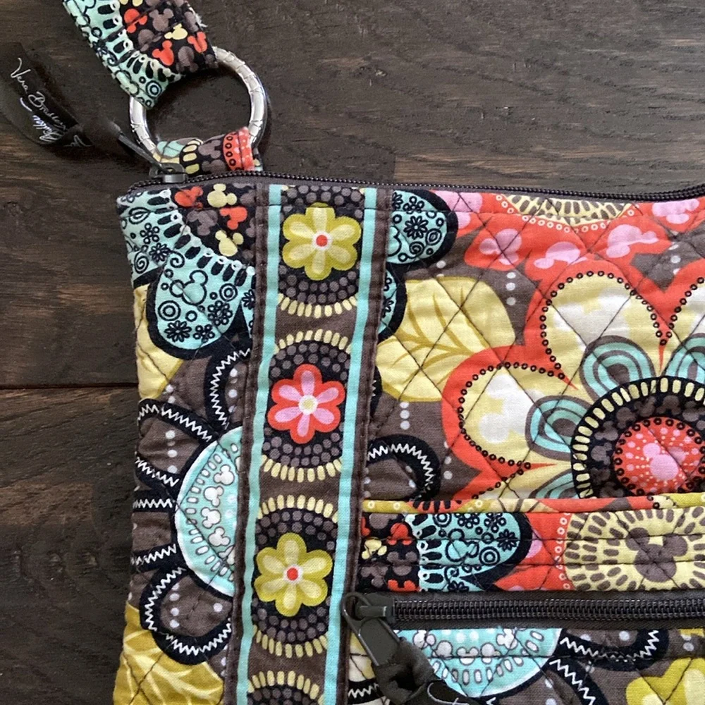 Vera Bradley x Disney Mickey Crossbody Hipster Bag Perfect Petals Print - Picture 3 of 4